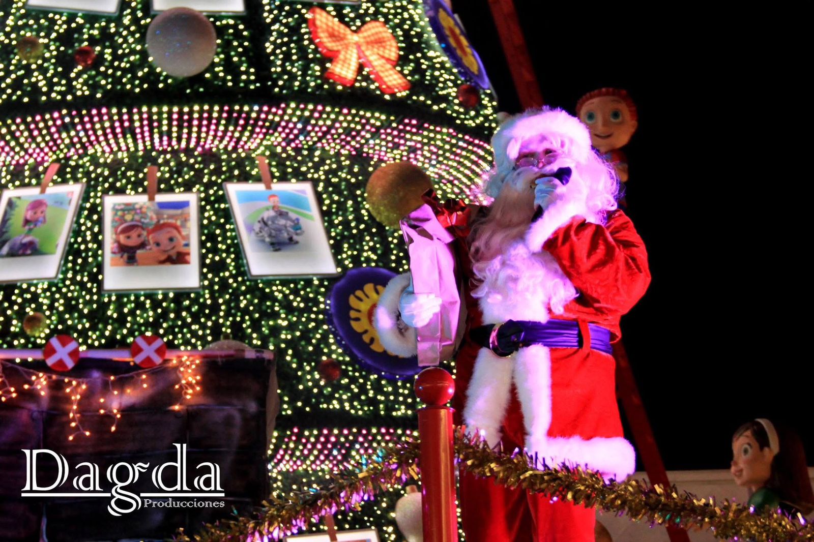 Santa en evento